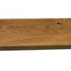 6” x 4” Solid Oak Mantel Beam With Straight Edge