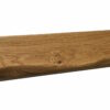 6” x 6” Solid Oak Mantel Beam With Scalloped Edge