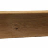 8” x 4” Solid Oak Mantel Beam With Straight Edge