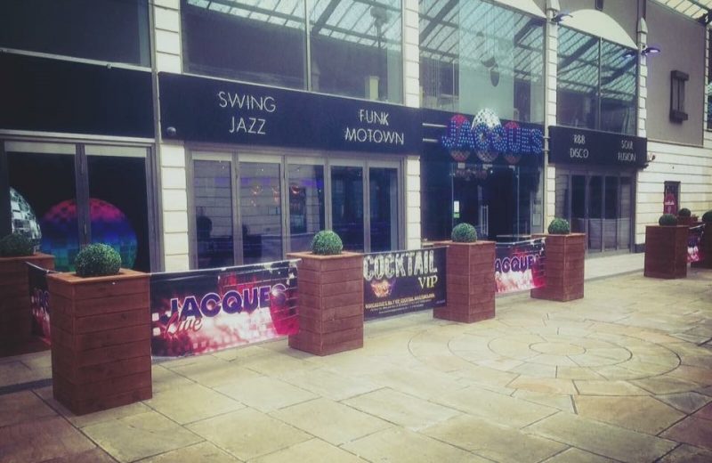 Planters made for Jaques Bar in Doncaster Town centre