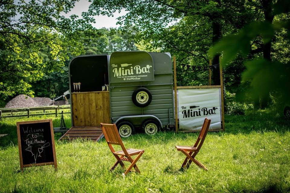 The Mini Bar, fully renovated Horse box into mobile bar | Solid Oak Designs